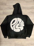 "F*CK YOU! PAY ME!” Zip-Up Hoodie (BLACK)