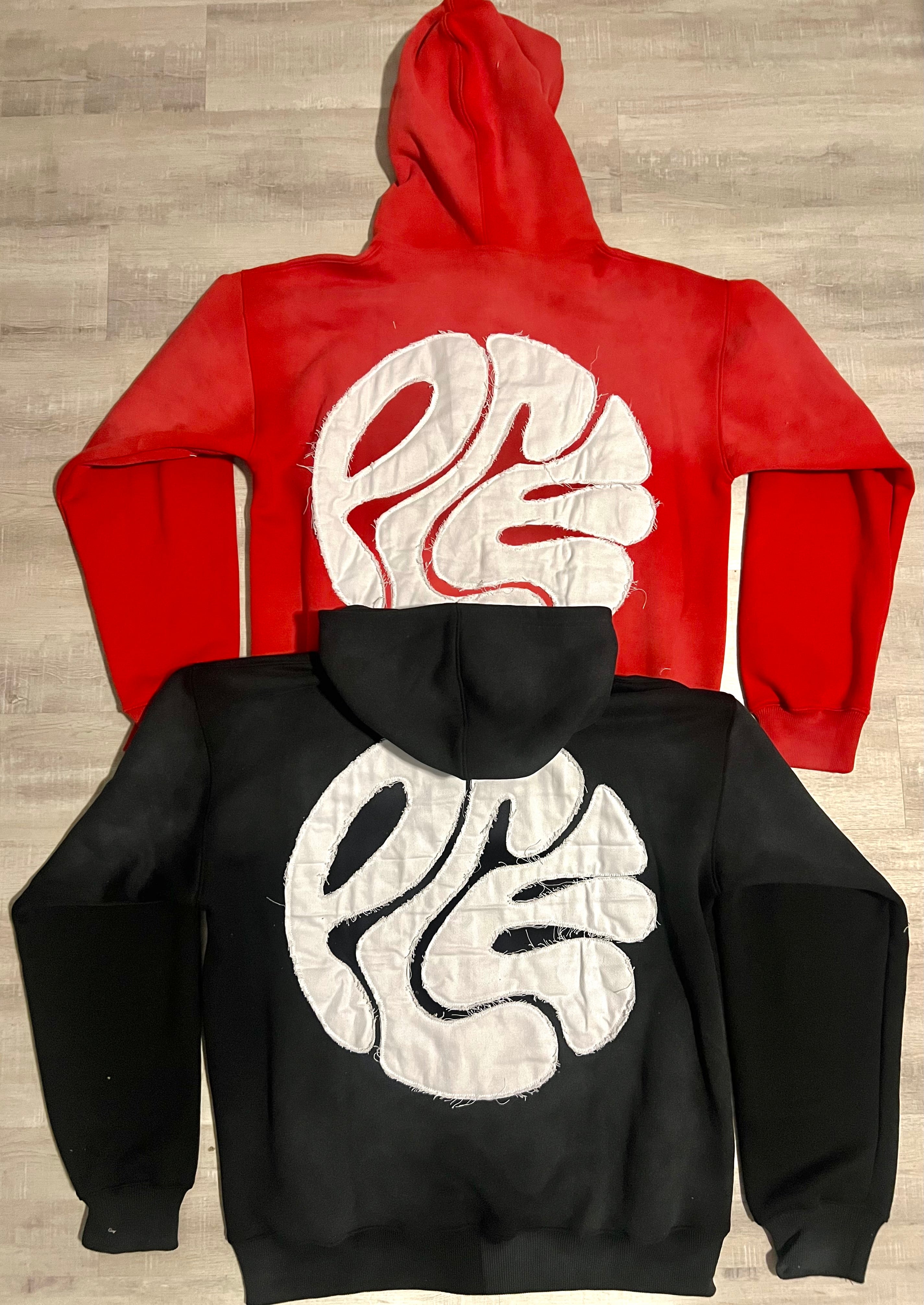 "F*CK YOU! PAY ME!” Zip-Up Hoodie (RED)